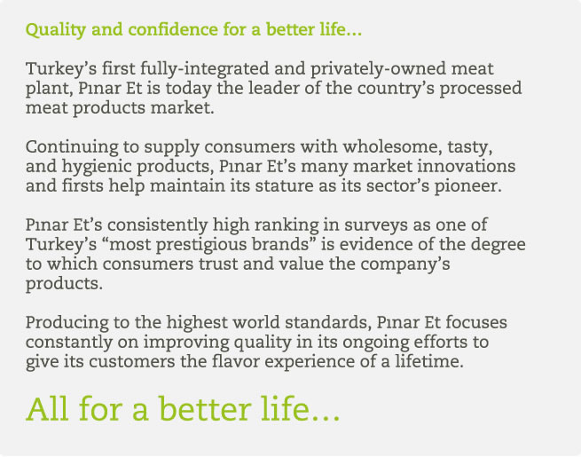 Pınar Et Annual Report 2012