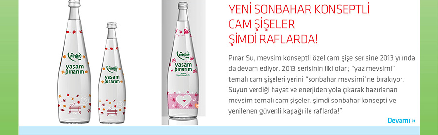 Yeni Sonbahar Konseptli Cam Şişeler Şimdi Raflarda!